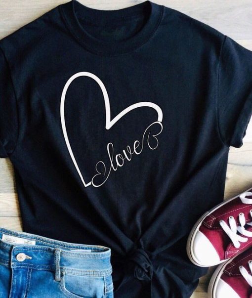 Cute Heart Tshirt-