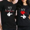 @ My Life Line Couple T Shirt