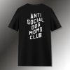 Anti Social Dog Mom Club T-Shirt Back