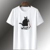 Cat What Murderous Black Cat With Knife T Shirt