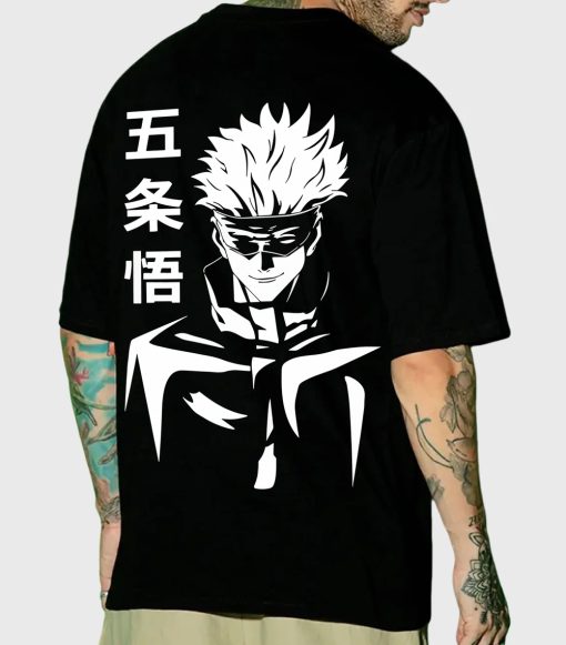 Gojo Satoru Oversized T Shirt Back