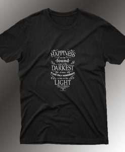 Harry Potter Dumbledore Happiness Quote T Shirt SH