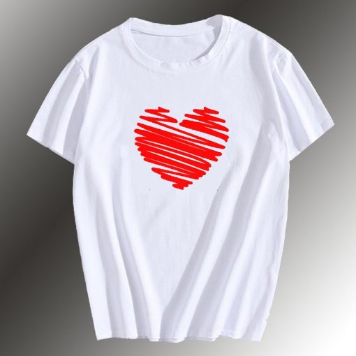 Heart Valentine Day T shirt