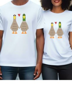 Love Ducks Cute Valentine Couple T Shirt