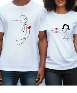 Magnet Couple Match T Shirts