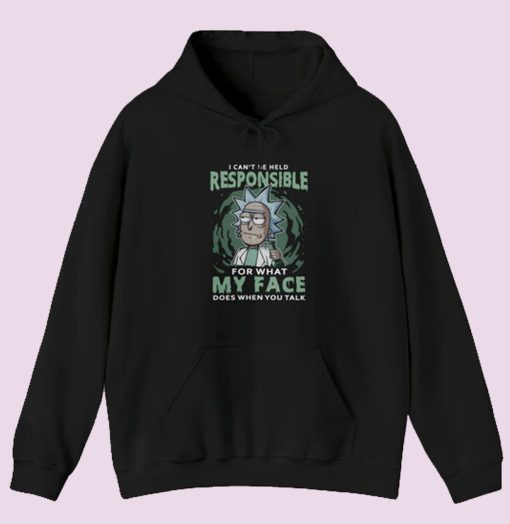 Rick and Morty Cant be Held Responsible Hoodie