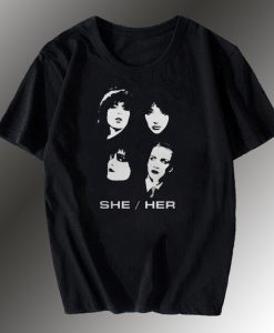 She Her Hers Band T Shirt