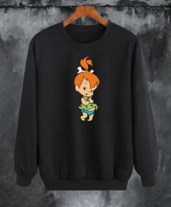 The Flintstones Damen Pebbles Flintstone Boyfriend Fit Sweatshirt SH