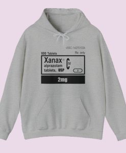 Xanax 2mg Rx Only Hoodie SH
