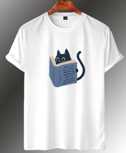 How To Buy New Books Cat T Shirt