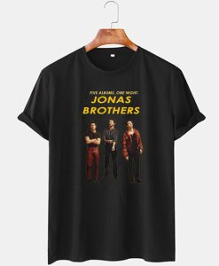 Jonas Brothers Five Albums One Night T Shirt