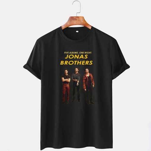 Jonas Brothers Five Albums One Night T Shirt