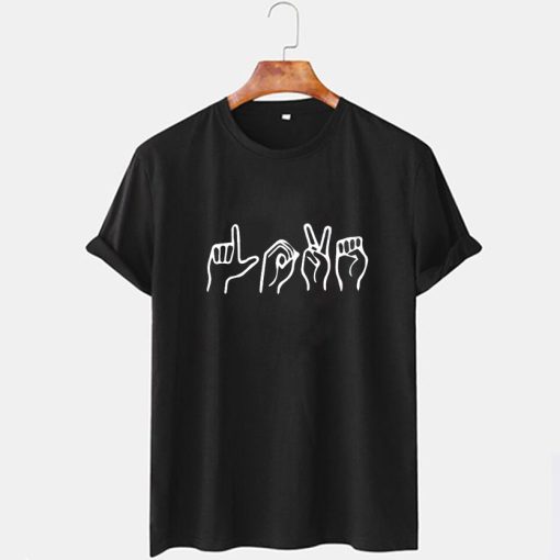 Love Sign Language T Shirt