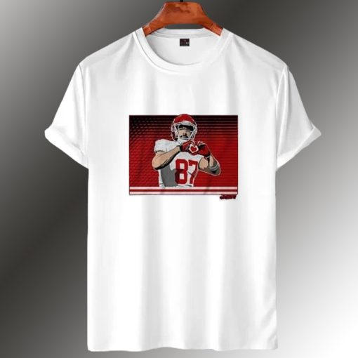 Travis Kelce Throw Up The Heart T Shirt