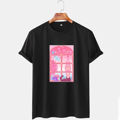 Window to the World Pixel Art T Shirt