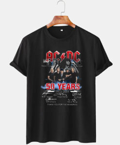 ACDC Band 50th Anniversary T Shirt