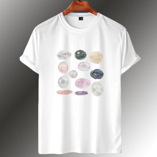 Coquette Aesthetic Pearls T Shirt