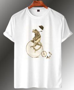 Frog on Bike T shirt