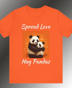 Spread Love Hug Pandas T shirt