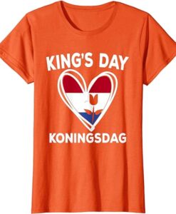 Amsterdam Koningsdag Kings Day T Shirt
