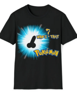 Funny Whos That Pokemon T-shirt