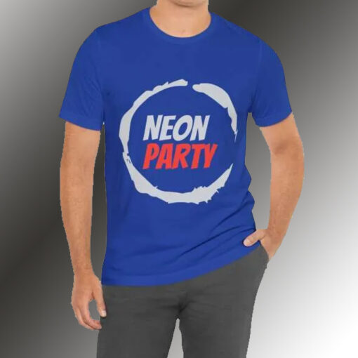 Neon Party Printing T Shirt