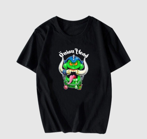 Slimer ghost onion head T shirt