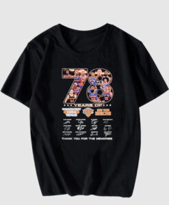 new York Knicks 78 Years Of The Memories Tshirt