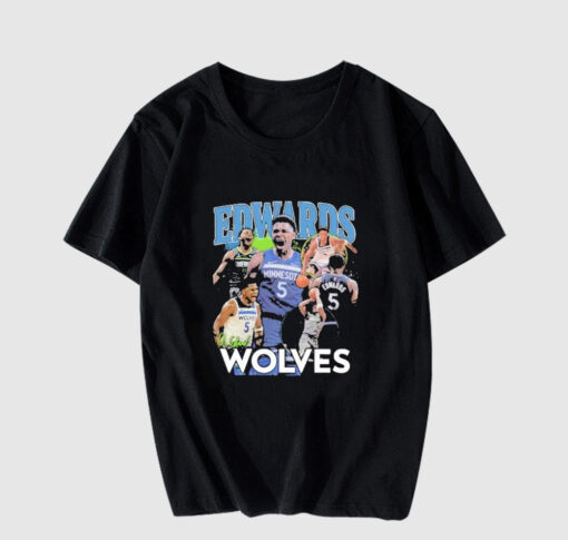 Minnesota timberwolves anthony edwards wolves T-shirt