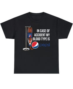 Pepsi T-Shirt blood type is pepsi